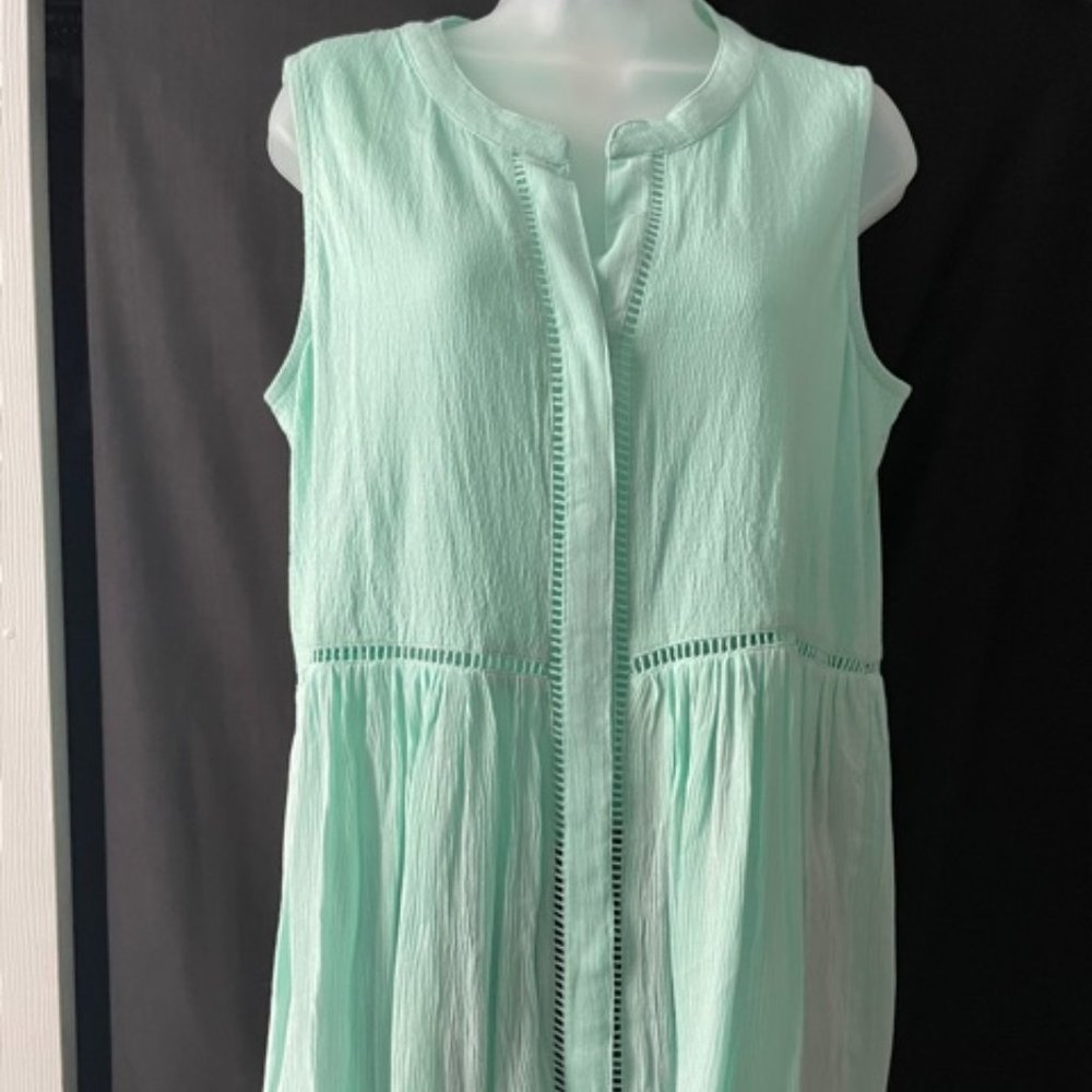 For the Republic Sleeveless Tunic Blouse NWT